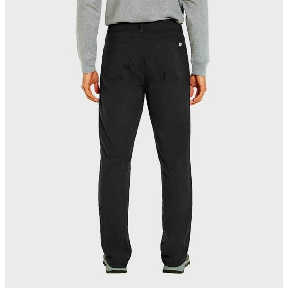 ORVIS Men’s Fleece Lined Stretch Fabric Water Repellent Pant Black, Size 40x32 - Picture 2 of 6